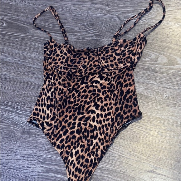 Leopard Body Suit - Picture 1 of 3